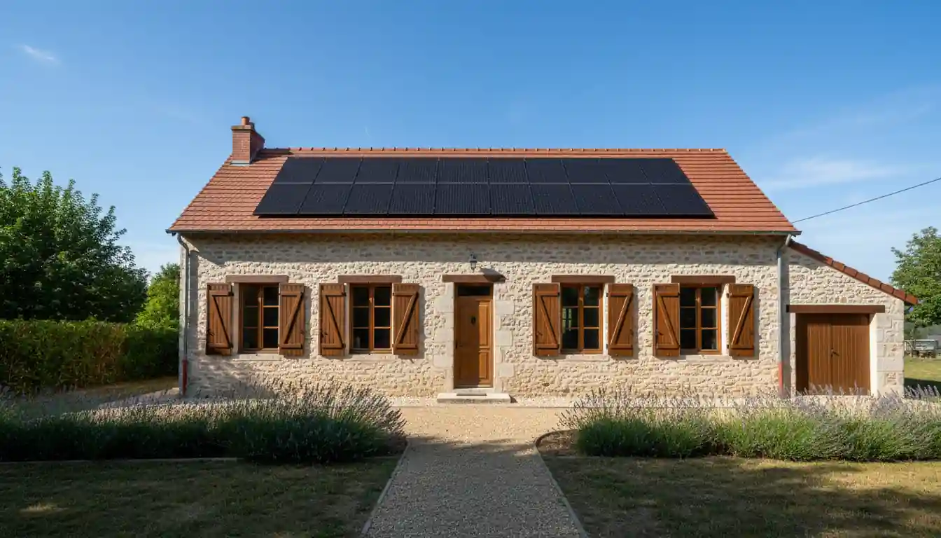 Installation de Panneaux Solaires à Villandraut, Le Château